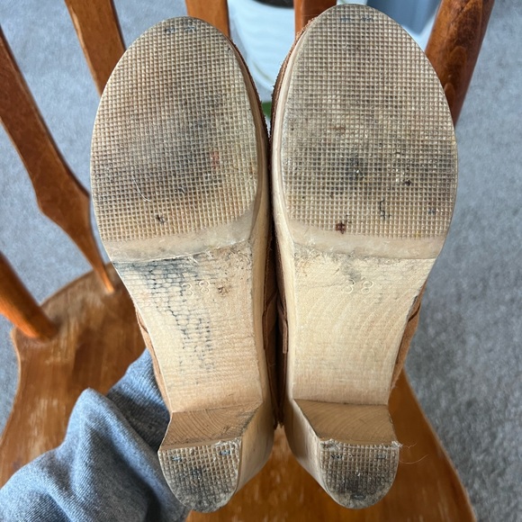 Tan Suede Maguba Clogs - Picture 3 of 5